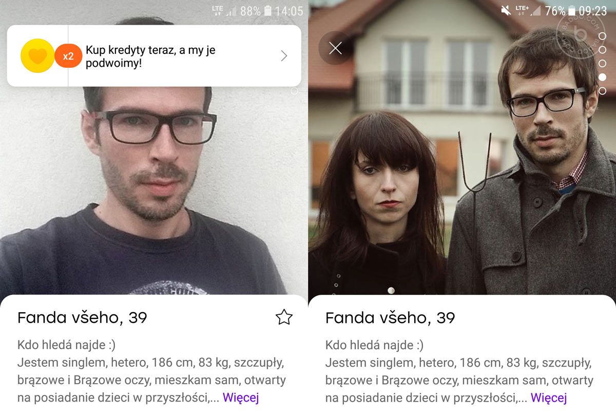 Ukradzione zdjęcia w Badoo